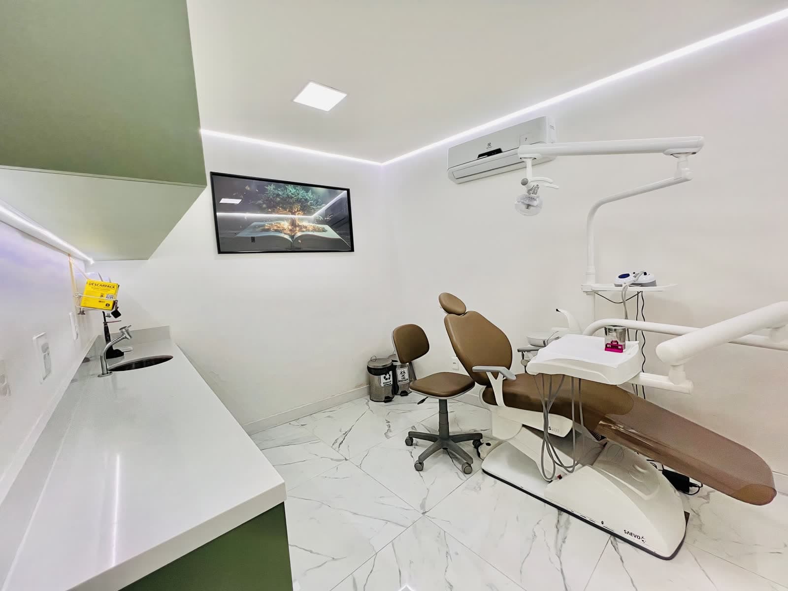 Consultório odontológico da Clínica Valença